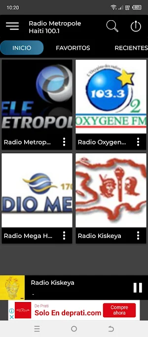 Radio Metropole Haiti 100.1 Screenshot 2