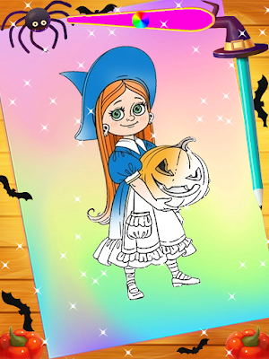 Halloween Coloring Pages Game Screenshot 3