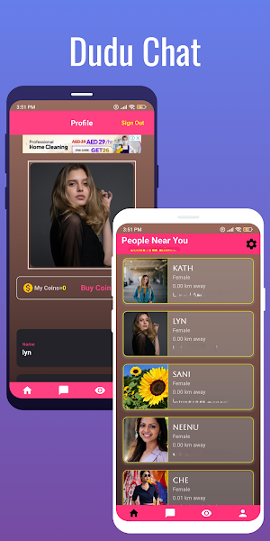 Dudu: Chat & Dating Screenshot 1