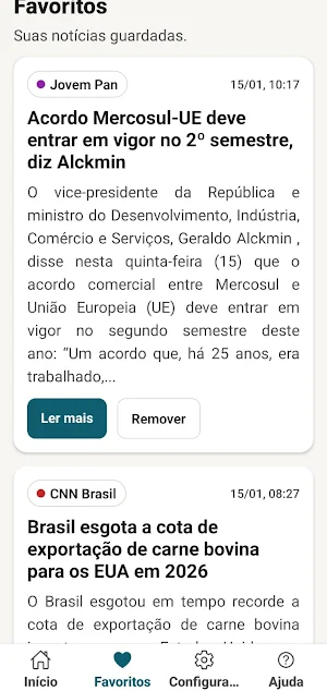 Leitor RSS: Notícias Privadas Screenshot 3