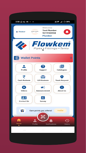 Flowkem Loyalty Program Screenshot 2
