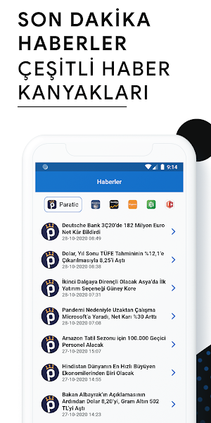 Canlı Borsa: Hisse Senedi Fiyatları ve Endeksler Screenshot 2