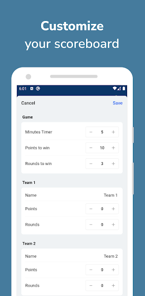 Scoreboard - Keep score Screenshot 3