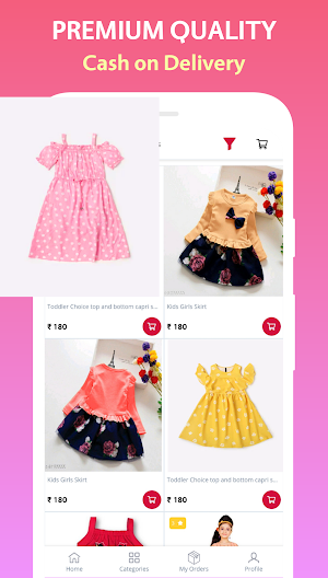 Kids shopping app - buy online Screenshot 1