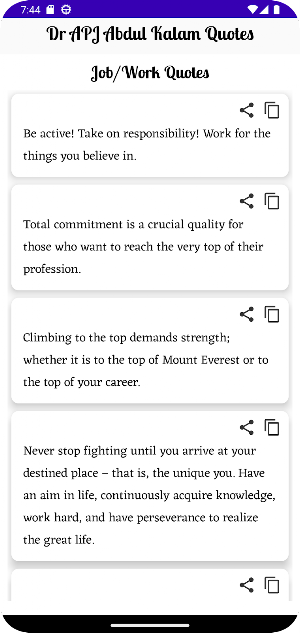 Quotes | Dr APJ Abdul Kalam Screenshot 1