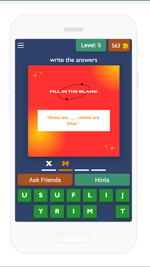 QuizBlanks Screenshot 2