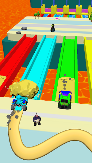 Racing Bulldozer: Car Race Screenshot 1