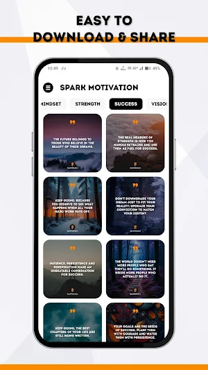 Spark Motivation: Daily Quotes Screenshot 2