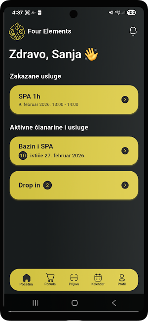 Spa 4 Elements Screenshot 1