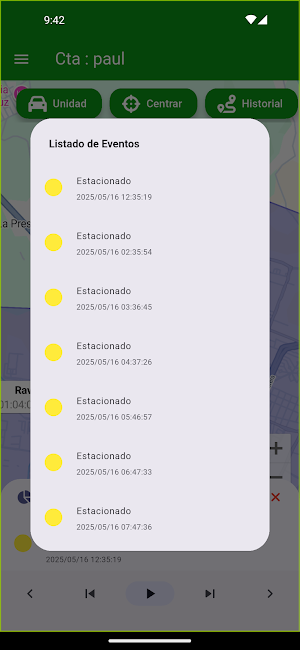 PLGS Rastreo Screenshot 3