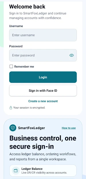 Smart Fox Ledger Screenshot 1