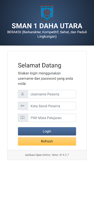 Exam SMA 1 Daha Utara Screenshot 0