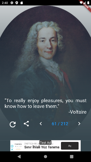 Voltaire Quotes Screenshot 0