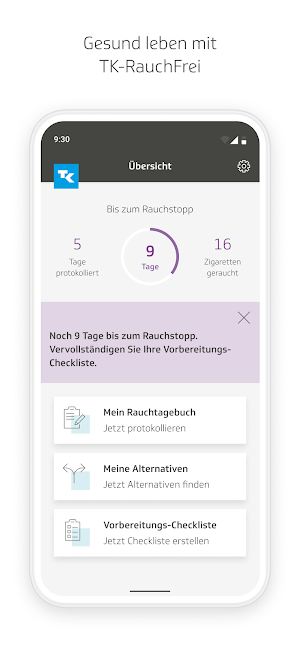 TK-RauchFrei Screenshot 0