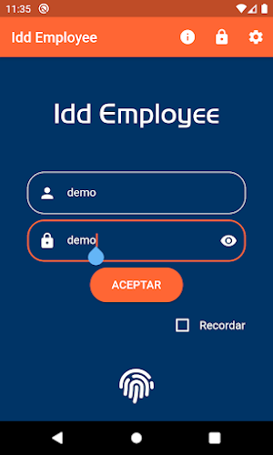 IddEmployee Screenshot 0