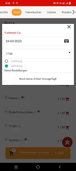 Pizza Prima Dielheim Screenshot 3