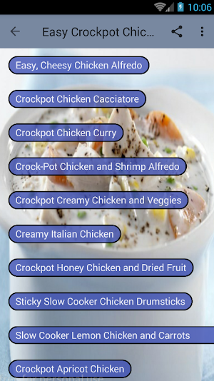 Crock Pot Chicken Recipes Screenshot 1