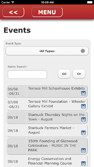 Glenwood Lakes Area Chamber Screenshot 2