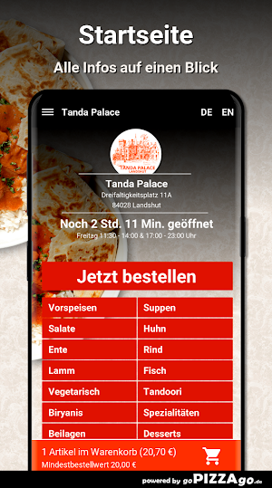 Tanda Palace Landshut Screenshot 1