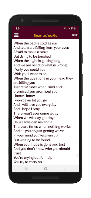 White Lion Lyrics & Wallpapers Screenshot 3