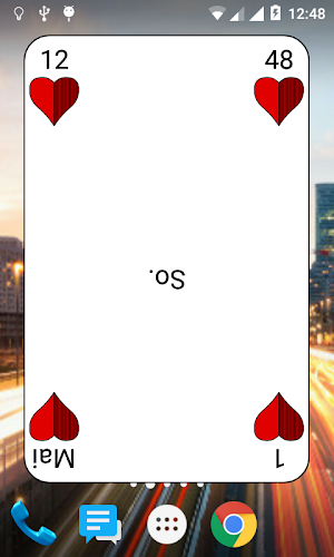 Card Clock Screenshot 2