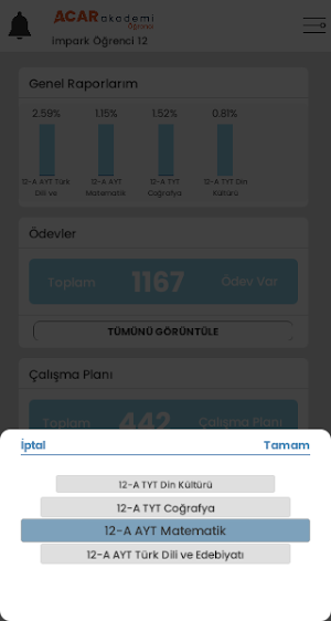 Acar Akademi Öğrenci Screenshot 3