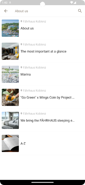 Hotel Fährhaus Koblenz Screenshot 1