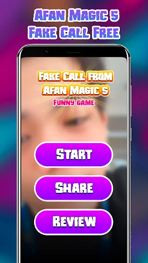 Afan Magic 5 Call Prank App Screenshot 0