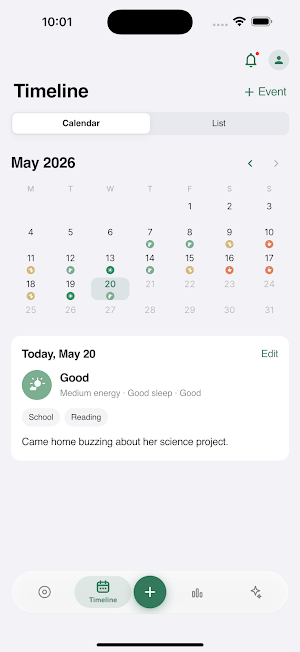 Littlemind: Kids Mood Tracker Screenshot 1