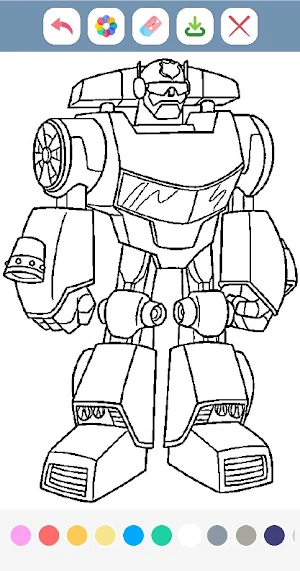 Autorobot Coloring Book Screenshot 1