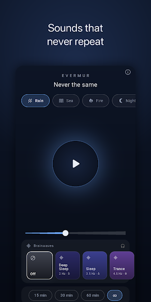 Evermur: Sleep & Rain Sounds Screenshot 0