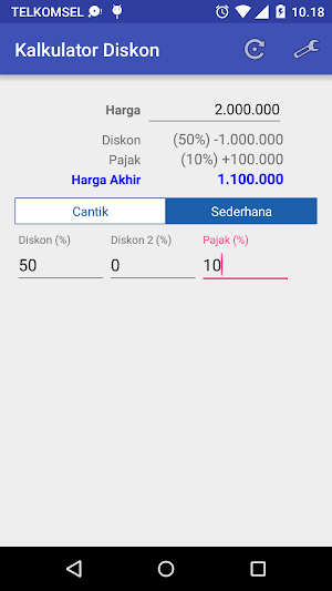 Kalkulator Diskon Screenshot 1