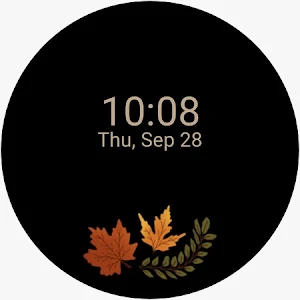 Autumn Watch Face Animated Screenshot 1