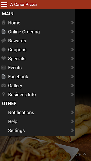 A Casa Pizza Screenshot 1