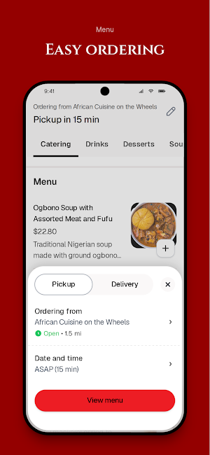 African Cuisine on the Wheels Screenshot 2
