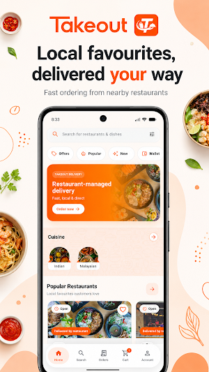 Takeout Local Food Delivery Screenshot 0