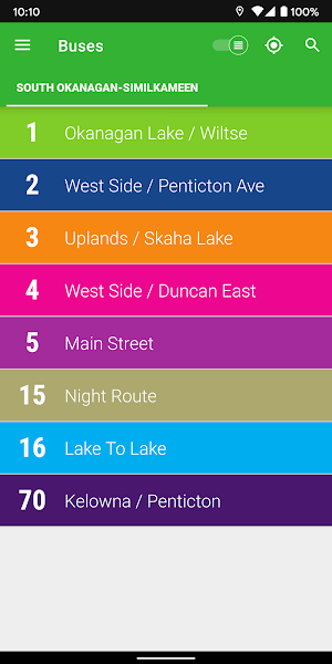 South Okanagan-Similkameen Bus Screenshot 2