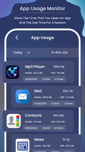 App Data Monitor - Data Usage Screenshot 3