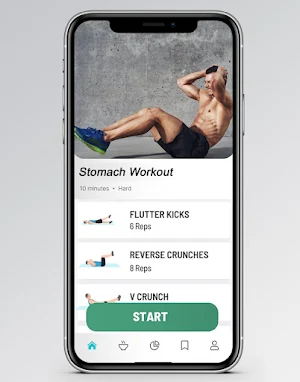 Stomach Exercise App For Men Screenshot 3