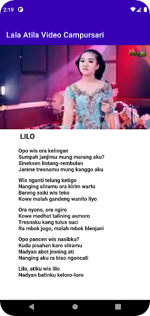 Lala Atila Video Campursari Screenshot 3