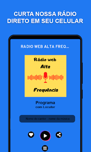 Rádio web Alta frequência Screenshot 0