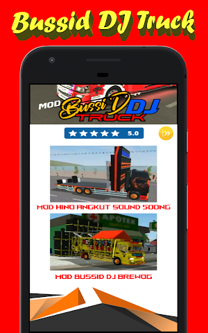 Mod bussid truk canter dj mino Screenshot 1
