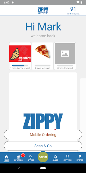 ZipLine Rewards Screenshot 0