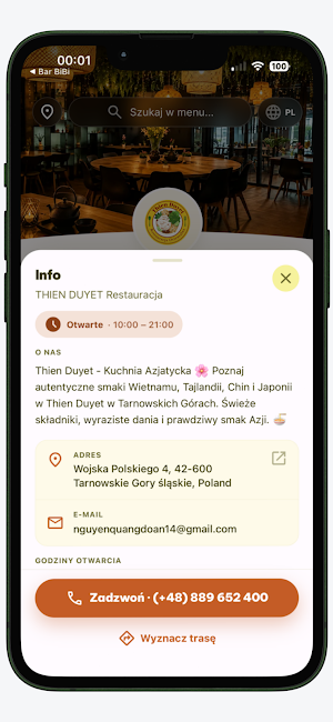 THIEN DUYET Restauracja Screenshot 1