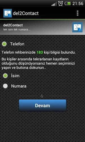 del2Contact Screenshot 0