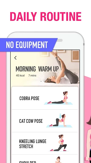 Women Workout at Home - Female Fitness Screenshot 3