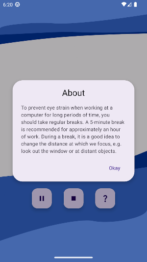Timer Five Minutes For Eyes Screenshot 3