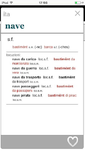 Dizionari Ladini Screenshot 2