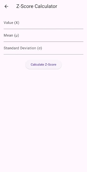 Z Table Screenshot 1
