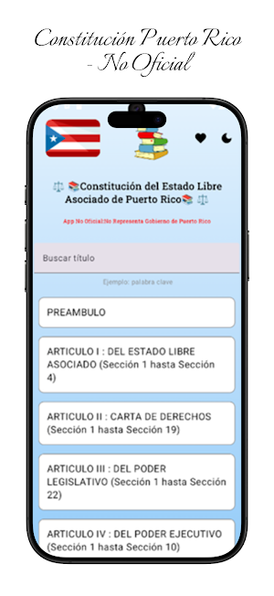 Constitución de Puerto Rico Screenshot 2